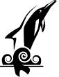 Wandtattoo Delphin - ambiance-sticker.com