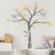 Wandtattoos kinderzimmer - Wandtattoo Koalas auf dem Baum des Glücks - ambiance-sticker.com