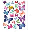 Wandtattoo exotische Schmetterlinge - ambiance-sticker.com