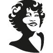Whitney Houston Porträt - ambiance-sticker.com