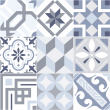 wandtatoos Fliesen - 9 wandtatoos Zementfliesen azulejos geromino - ambiance-sticker.com