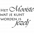 Wandtattoos sprüche - Wandtattoo Het mooiste - ambiance-sticker.com