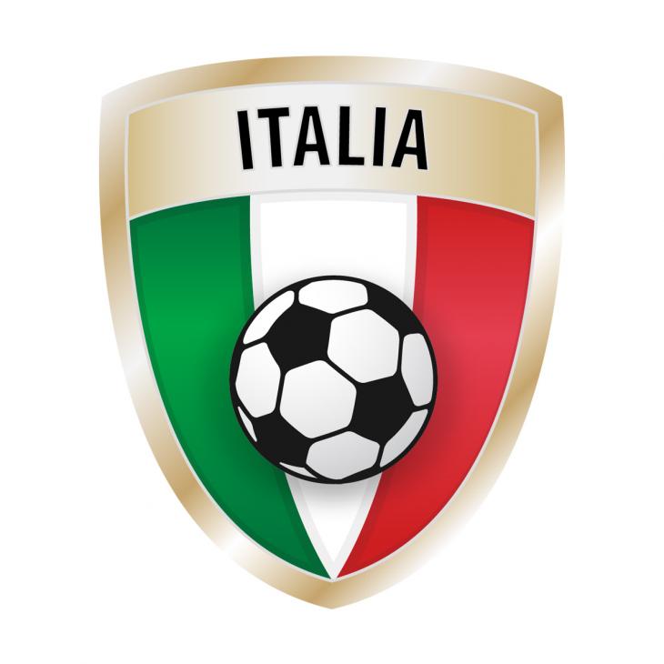 Stickers und Aufklebers Auto - Sticker Flagge mit Fußball, Italien - ambiance-sticker.com