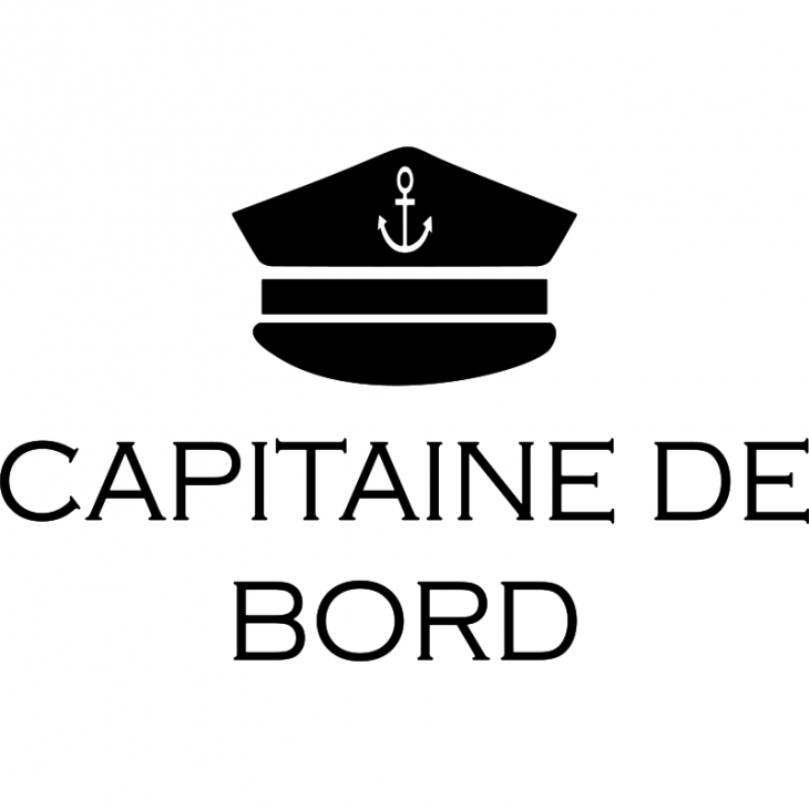 Wandtattoos design - Wandtattoo Capitaine de bord - ambiance-sticker.com