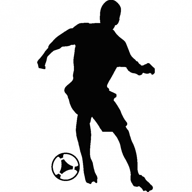 Wandtattoos Sport und Fußball - Wandtattoo Fußballer 6 - ambiance-sticker.com