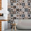 wall decal cement tiles - 24 wall decal cement tiles azulejos aldonio - ambiance-sticker.com