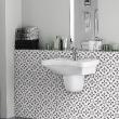 wall decal tiles - 24 wall decal cement tiles azulejos Erica - ambiance-sticker.com