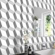 wall decal cement tiles - 24 wall stickers cement tiles geometric design - ambiance-sticker.com