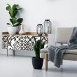 Wall decal tiled furniture 24 wall decal furniture cement tile authentic cravio - ambiance-sticker.com