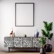Wall decal tiled furniture 24 wall decal furniture cement tile authentic liviatia - ambiance-sticker.com