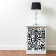 Wall decal tiled furniture 24 wall decal tiled furniture authentic ursnio - ambiance-sticker.com