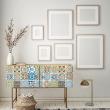 Wall decal tiled furniture 24 wall decal tiled furniture gracina - ambiance-sticker.com