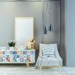 Wall decal furniture cement tile24 wall decal furniture cement tile rosa - ambiance-sticker.com