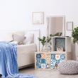 Wall decal furniture cement tile24 wall decal furniture cement tile rosa - ambiance-sticker.com