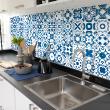 wall decal cement tiles - 24 wall decal tiles azulejos adesino - ambiance-sticker.com