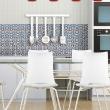 wall decal tiles - 24 wall stickers tiles azulejos Agata - ambiance-sticker.com