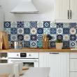 wall decal cement tiles - 24 wall decal tiles azulejos filipino - ambiance-sticker.com