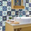 wall decal cement tiles - 24 wall decal tiles azulejos filipino - ambiance-sticker.com