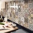 wall decal cement tiles - 24 wall decal tiles azulejos javierna - ambiance-sticker.com
