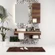 wall decal cement tiles - 24 wall decal tiles azulejos luna - ambiance-sticker.com