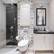 wall decal cement tiles - 24 wall decal tiles azulejos riveria - ambiance-sticker.com