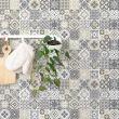 wall decal cement tiles - 24 wall decal tiles ciriano - ambiance-sticker.com