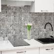 wall decal cement tiles - 24 wall decal tiles marble by piura - ambiance-sticker.com