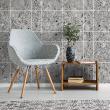 wall decal cement tiles - 24 wall decal tiles marble by piura - ambiance-sticker.com