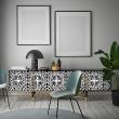 Wall decal tiled furniture 24 wall decal tiled furniture pinilla - ambiance-sticker.com