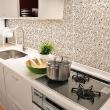 wall decal cement tiles - 24 wall decal tiles terrazzo alzi rossi - ambiance-sticker.com