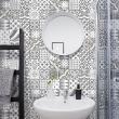 wall decal cement tiles - 30 wall stickers cement tiles jopra - ambiance-sticker.com