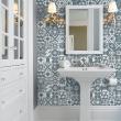 wall decal cement tiles - 30 wall stickers cement tiles azulejos allavicini - ambiance-sticker.com