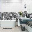 wall decal tiles - 30 wall stickers cement tiles azulejos cavino - ambiance-sticker.com