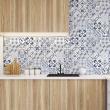wall decal tiles - 30 wall stickers cement tiles azulejos folio - ambiance-sticker.com