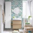 wall decal tiles - 30 wall stickers cement tiles azulejos franzy - ambiance-sticker.com