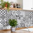 wall decal tiles - 30 wall decal cement tiles azulejos melania - ambiance-sticker.com
