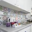 wall decal tiles - 30 wall stickers cement tiles azulejos milonda - ambiance-sticker.com