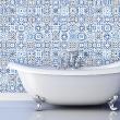 wall decal tiles - 30 wall stickers cement tiles azulejos pianio - ambiance-sticker.com