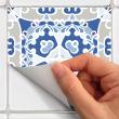 wall decal cement tiles - 30 wall stickers cement tiles azulejos pianio - ambiance-sticker.com