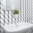 wall decal cement tiles - 30 wall stickers cement tiles geometric design - ambiance-sticker.com