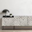 wall decal cement tiles - 30 wall decal furniture cement tile authentiques liviha - ambiance-sticker.com