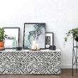 Wall decal furniture cement tile30 wall decal furniture cement tile authenic fionita - ambiance-sticker.com