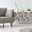 Wall decal furniture cement tile30 wall decal furniture cement tile authentic noélia - ambiance-sticker.com