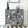 Wall decal furniture cement tile30 wall decal tiled furniture authentic nuera - ambiance-sticker.com