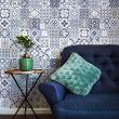 wall decal cement tiles - 30 wall stickers cement tiles risonizo - ambiance-sticker.com