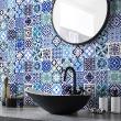 wall decal cement tiles - 30 wall stickers tiles asenzo - ambiance-sticker.com