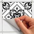 wall decal cement tiles - 30 wall stickers tiles azulejos clionia - ambiance-sticker.com