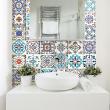 wall decal cement tiles - 30 wall stickers tiles azulejos gino - ambiance-sticker.com