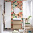 wall decal cement tiles - 30 wall stickers tiles azulejos jezus - ambiance-sticker.com