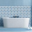 wall decal cement tiles - 30 wall stickers tiles azulejos Monica - ambiance-sticker.com